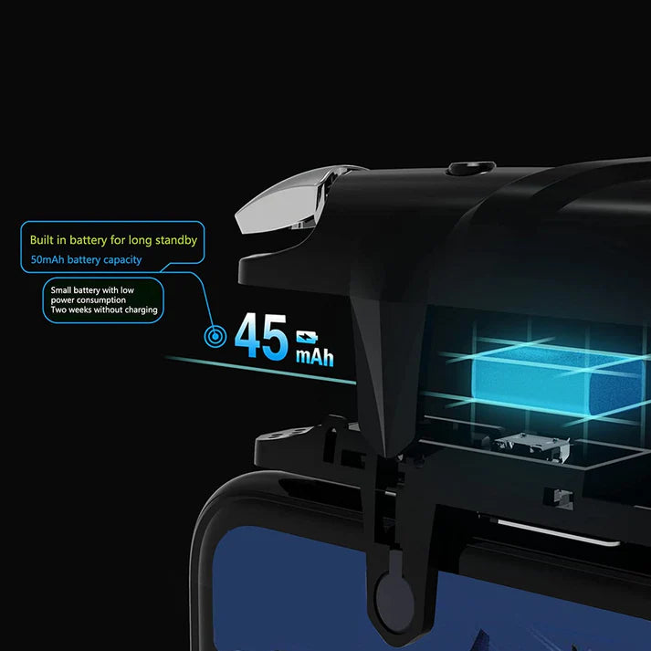 Cubonic G5 Auto with Shoot Modes + CH2 Honey Bee Manual Ambidextrous Mobile Gaming Trigger Combo