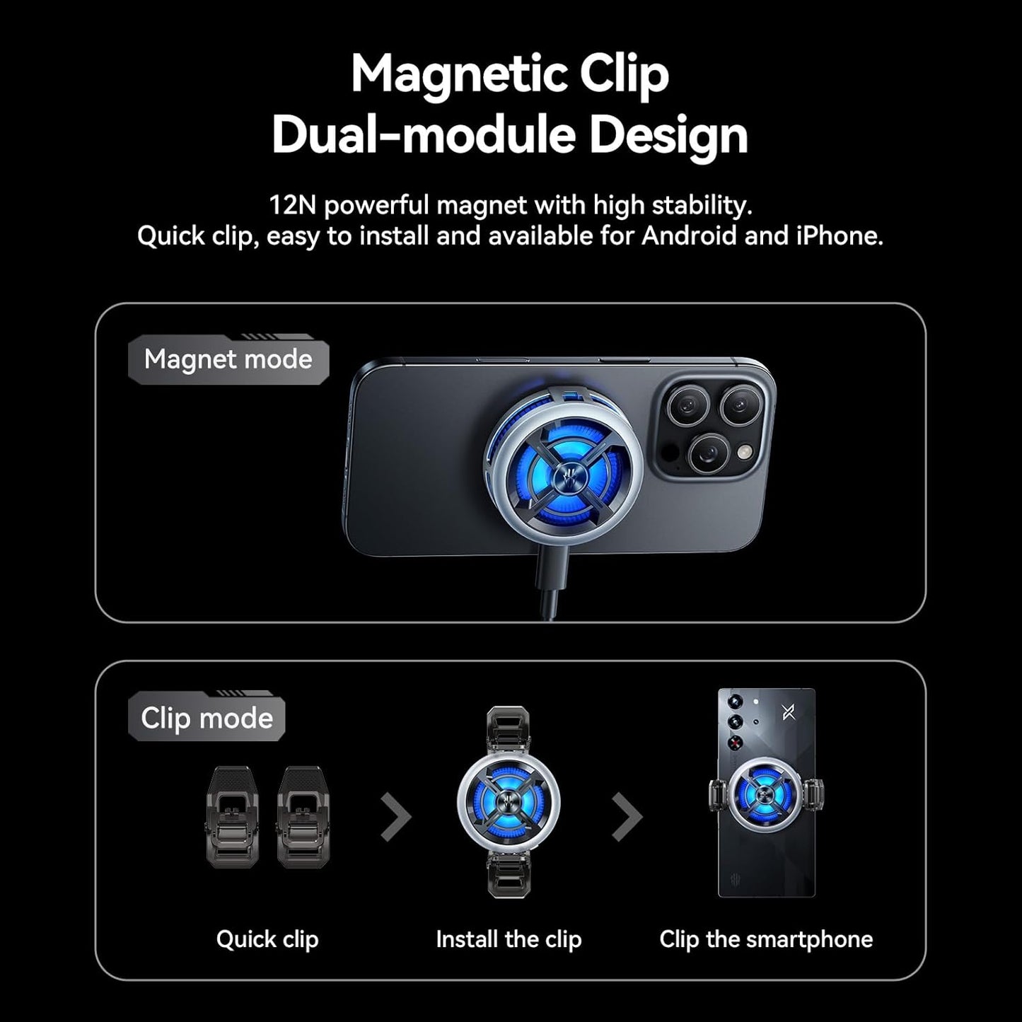 Nubia Red Magic 06 Air 15W Magnetic Mobile/Tablet Cooler