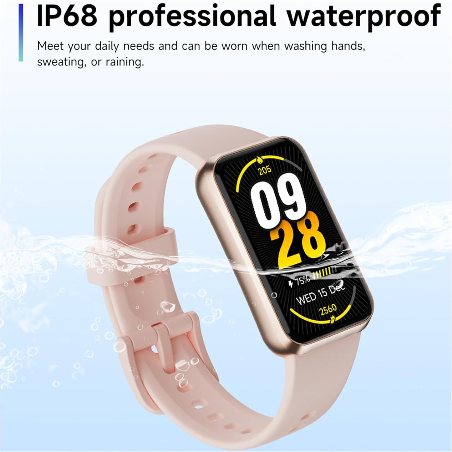 Cubonic C6 Plus Fitness Band with Blood Oxygen Heart Rate Monitor Sleep Tracking