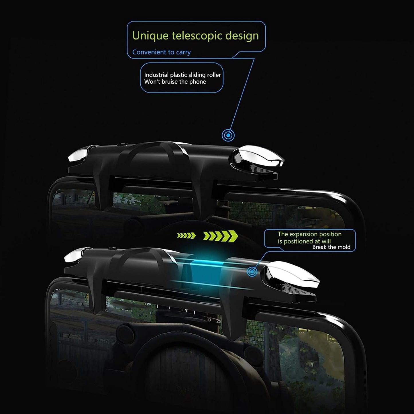 Cubonic G5 Auto Pubg Single Trigger For Efficient Gaming with Shoot Modes