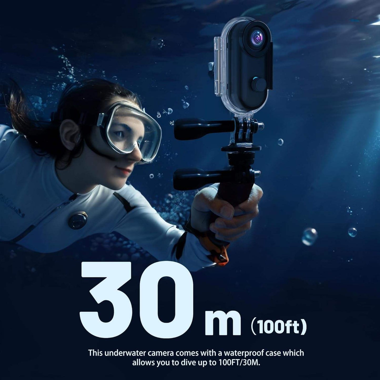 Cubonic Microx 4K Thumb Size Body Camera for Sports & Action|Wifi|App Control|800mah Battery|Upto90min backup|Magnetic Attachment  for Indoor/Outdoor