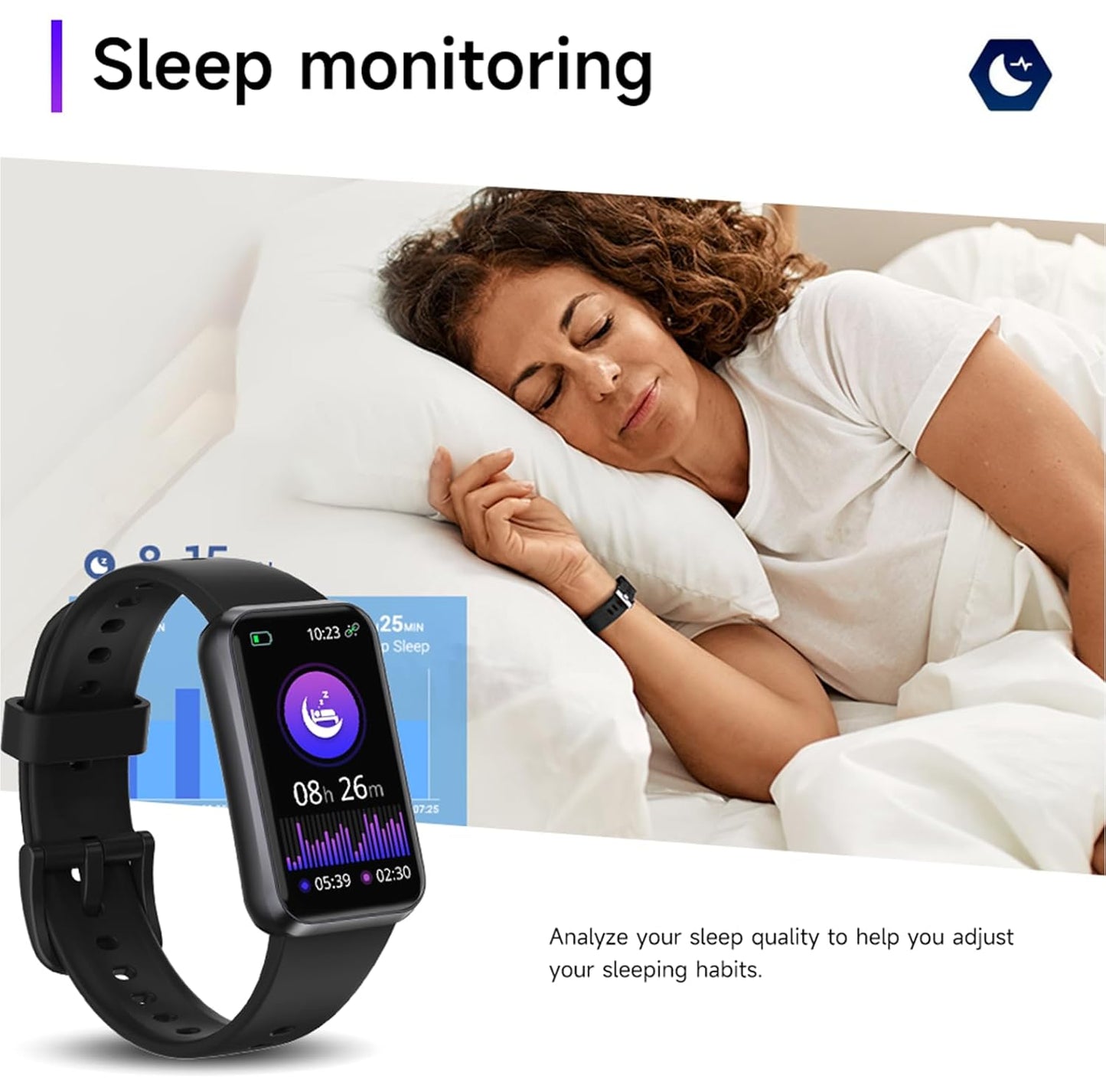 Cubonic C6 Plus Fitness Band with Blood Oxygen Heart Rate Monitor Sleep Tracking