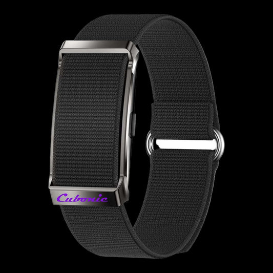 Cubonic Vytal Sense Screenless Smart Activity & Fitness Tracker Band, 24H Sleep Tracker, Heart Rate Blood Pressure Stress HRV Monitor, 110 Sport Modes No Subscription APP