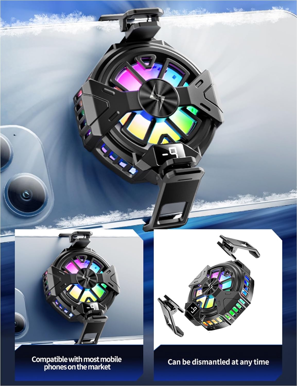 P60 Magnetic Mobile Phone Cooling Fan