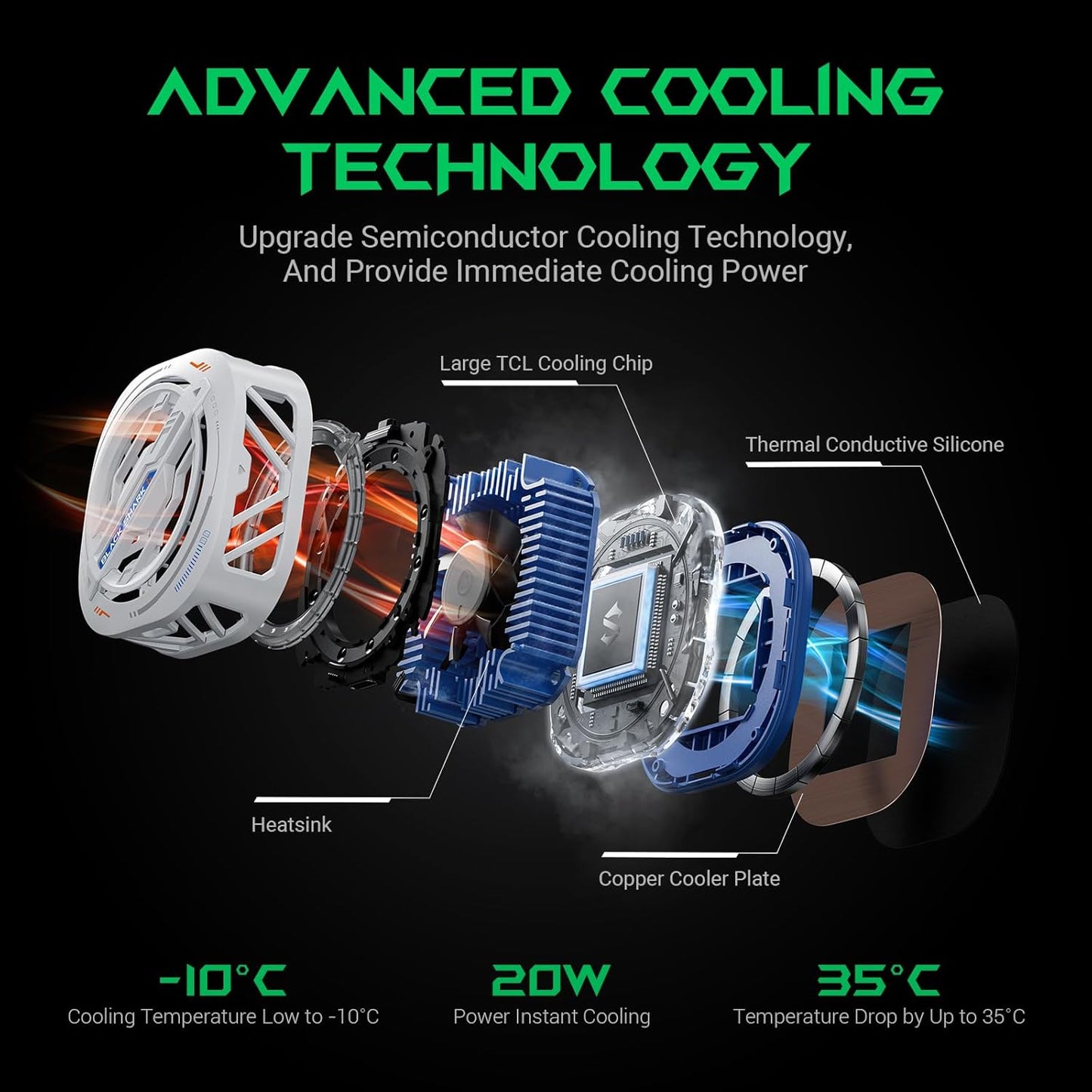 Black Shark Magcooler 3 pro (White)