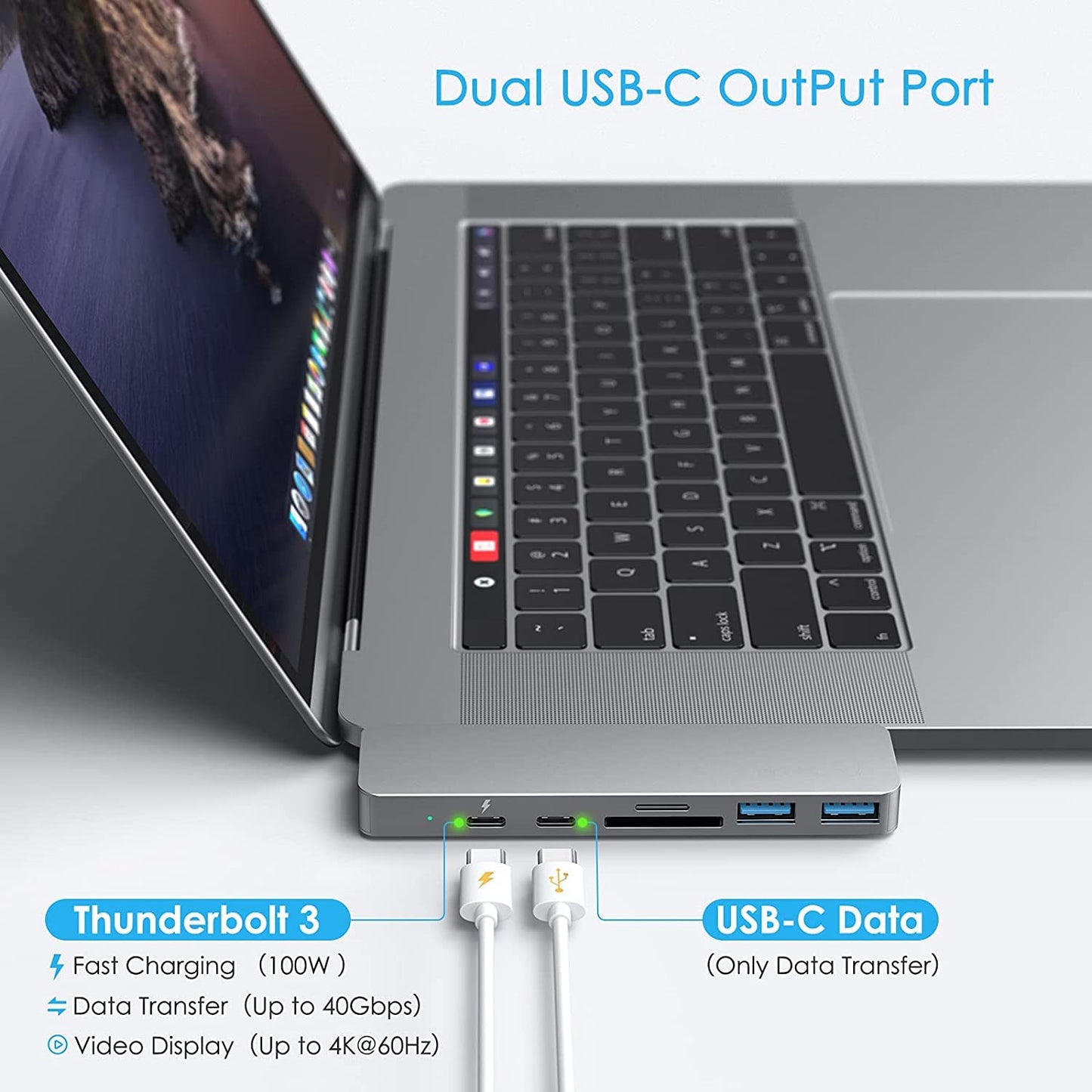 Type C - USB C Adapter ( 7 in 1)