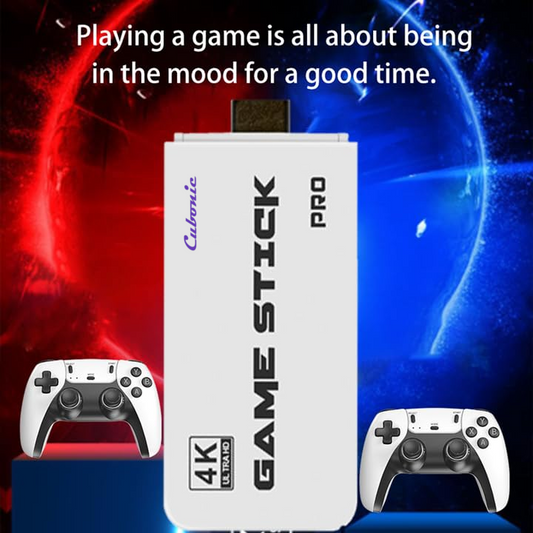 GameVerse Pro M15 Plus 4k GameStick  | 23 Emulators | HDMI Plug & Play with Dual Wireless Contollers