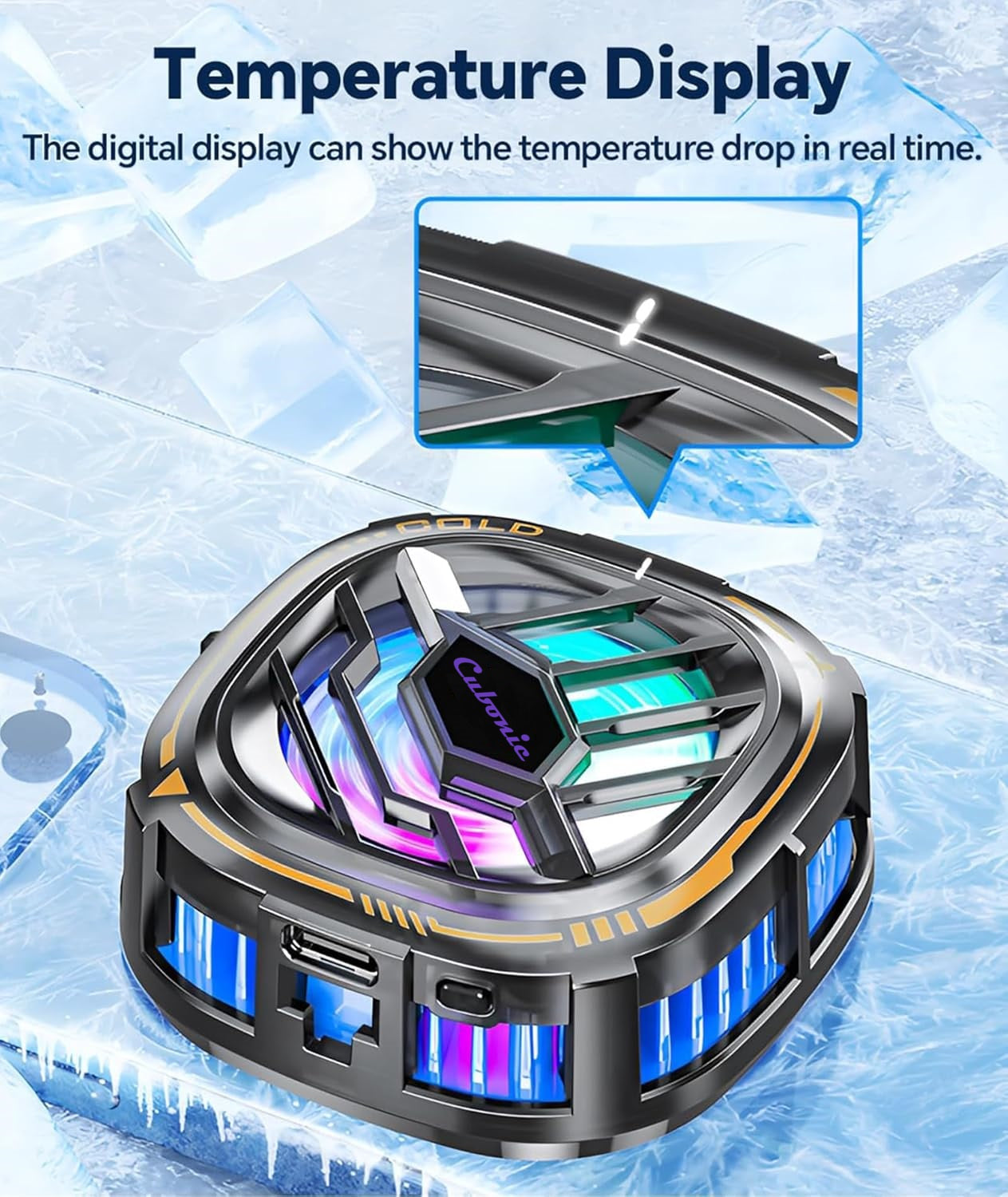 Cubonic X76 Wired Magnetic Instant Mobile Cooler
