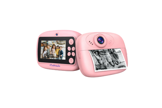 Cubonic Instant PiccoPrint 48MP Digital Camera for Kids with 3 Rolls Print Paper, Portable Toy for Girls & Boys, Perfect Birthday Gift for Toddlers Kids & Children