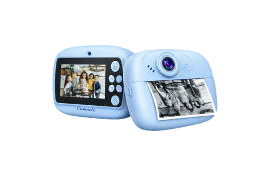 Cubonic Instant PiccoPrint 48MP Digital Camera for Kids with 3 Rolls Print Paper, Portable Toy for Girls & Boys, Perfect Birthday Gift for Toddlers Kids & Children