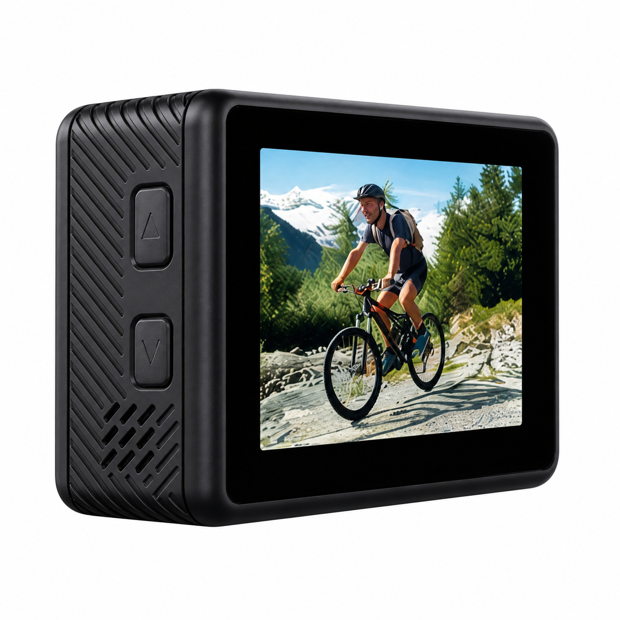 Cubonic 6K Dual Display Sports Waterproof 30m Camera| 50MP Ultra HD Photo |Touchscreen|170° Wide Angle Lens | EIS Stabilization | WiFi Connectivity | Remote | Upto 128GB SD Card Support Vlogging