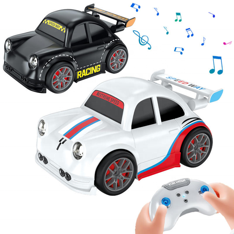 Cubonic Remote Control Intelligent Sensor Drift Car for Kids – 4 Wheel Drive Mini RC Drifting Car with Follow Me, Escape Mode, Music & LED Light Toy Gift for Boys Girls