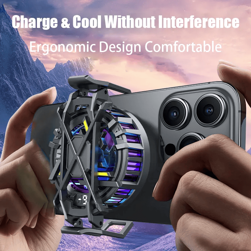 JD16 Mobile Phone Cooling Fan Magnetic/Metal Adhesive Plate