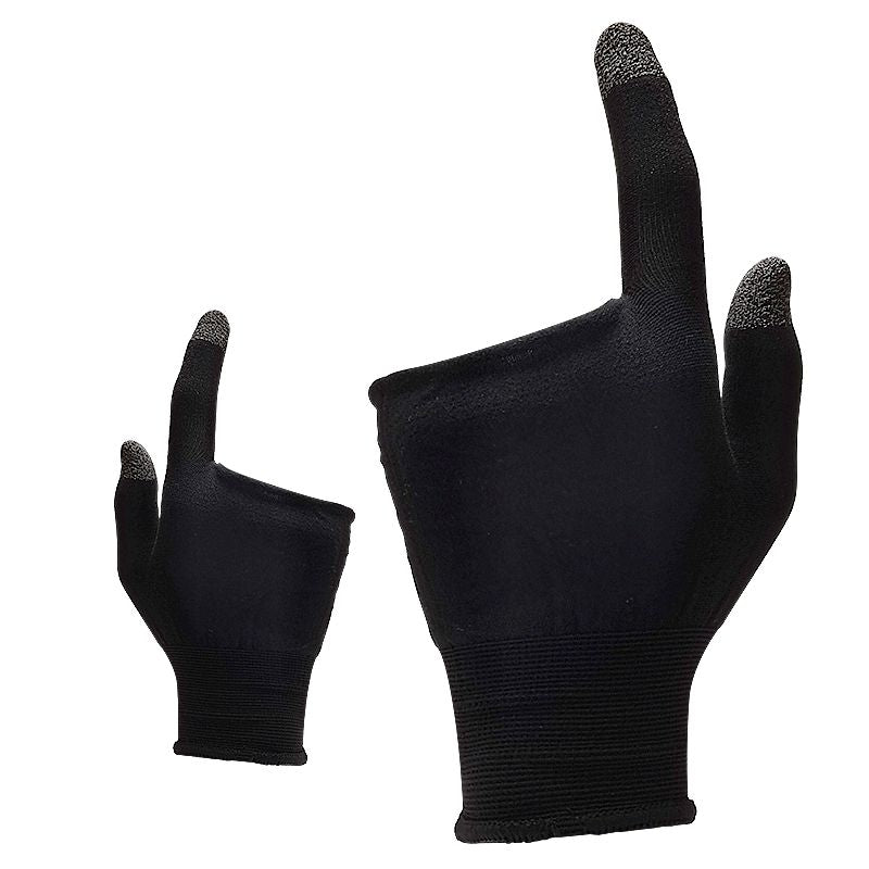 Cubonic Touchscreen Comptaible Gaming Gloves for Mobile | Anti-Slip Finger Grip, Breathable Stretch Fabric, Sweat-Resistant Gloves for PUBG, BGMI & Mobile Gaming