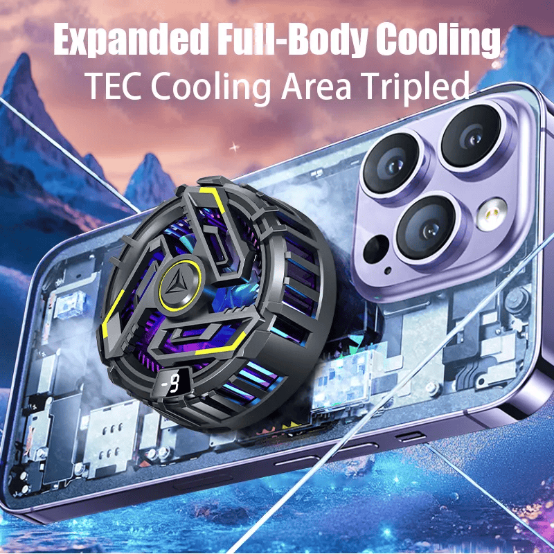 JD16 Mobile Phone Cooling Fan Magnetic/Metal Adhesive Plate