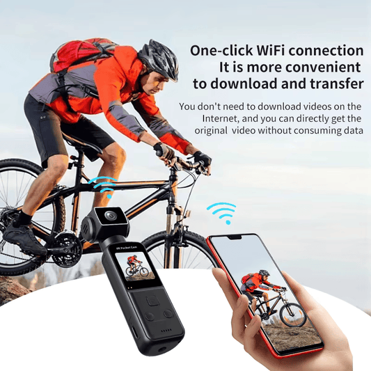 Cubonic 270° Rotatable Pocket Camera 4K Ultra HD