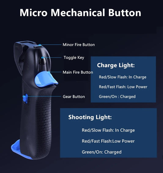 Cubonic Strike 02 Pubg Gun Controller Vibration Haptic Capacitor Trigger Joystick high Frequency Automatic Shooting for Mobile Gaming