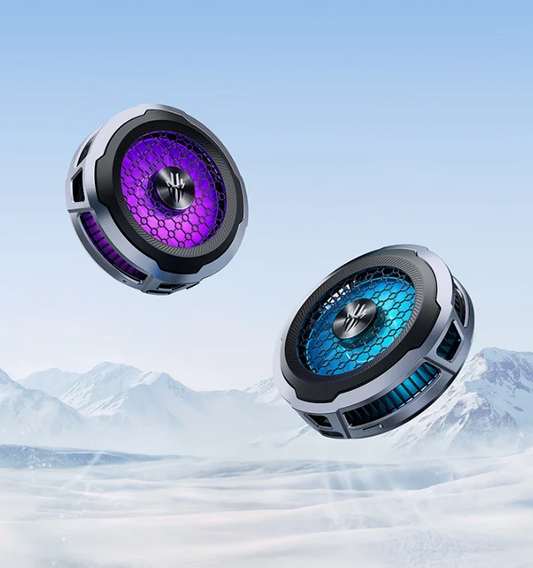 Nubia RedMagic Magnetic Cooler 8 Air | 18W Semiconductor Cooling | 3-Speed Fan | 6000 RPM | 65g Ultra-Light | 30dB Quiet | Magnetic & Clip-On Mobile Cooling Fan for Gaming & Live Streaming