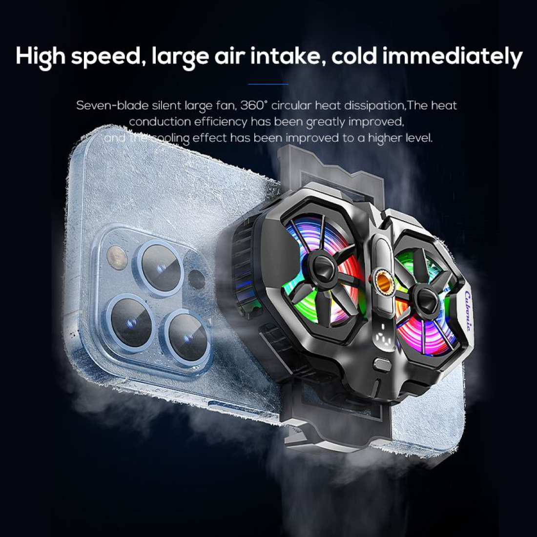 Memo DL21 Dual Peltier RGB height adjustable tripod compatible Mobile Cooler