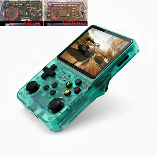 Cubonic Xplore R36S  Dual RAM Chips Handheld Gaming Console with|Dual Analog Stick Control,3.5" HD Display & Expandable Storage Through TF/SD card