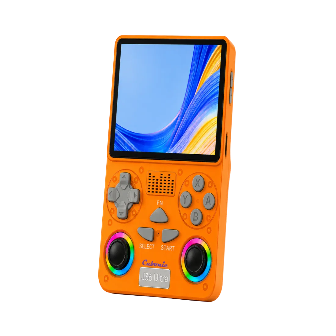 Cubonic Xplore J36 Ultra Handheld Gaming Console YouTube Support 3.5"Display,Dual RGB Joystick 3000mAh Battery, WiFi & Bluetooth,Online Multiplayer