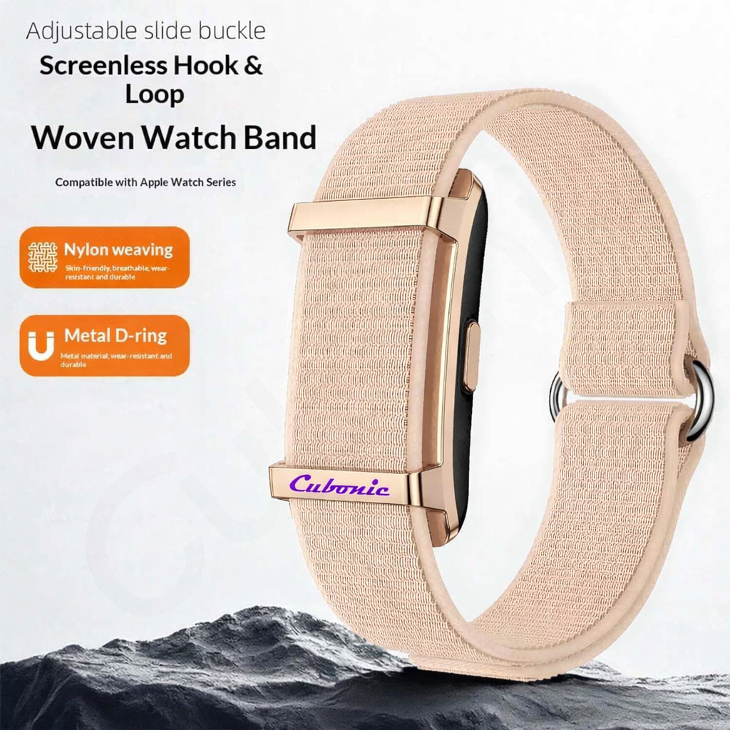 Cubonic Vytal Edge- Track What Matters Smart Band Bracelet Health Wristband Fitness Tracker for Heart Rate, Sleep, Steps, Activity & Body Temp, upto 30 Days Battery, No Subscription App