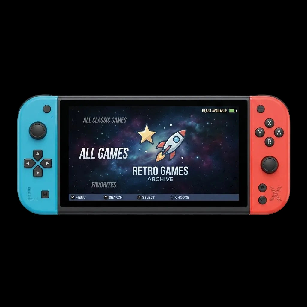 Cubonic G90 7 Inch Full HD Screen Handheld Game Console 19000+ Games 64Gb SD Card 4000mah Inbuilt battery Multi-System 20+ Emulators Arcade Gaming Controller