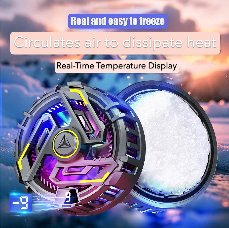 JD16 Mobile Phone Cooling Fan Magnetic/Metal Adhesive Plate