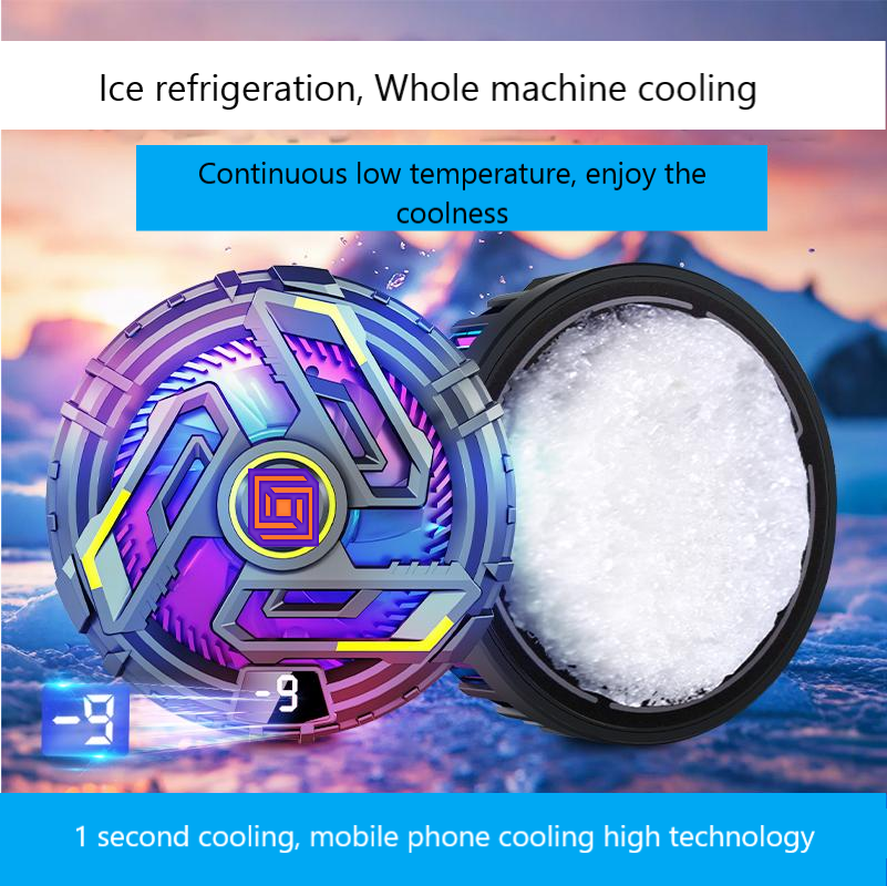 JD16 Mobile Phone Cooling Fan Magnetic/Metal Adhesive Plate