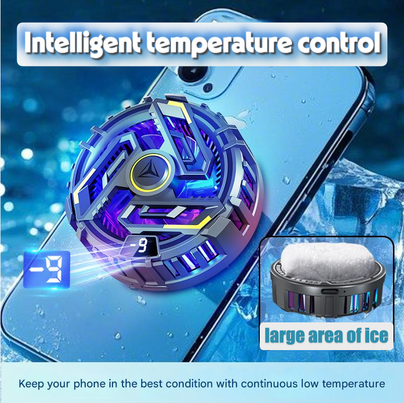 JD16 Mobile Phone Cooling Fan Magnetic/Metal Adhesive Plate