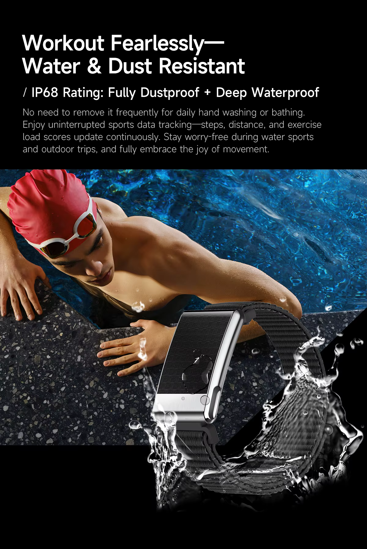 Cubonic Vytal Core-Track What Matters Latest Screenless Fitness Tracker Band, ECG Activity & Sleep Tracking Wearable with App Sync, Waterproof Fitness Band Upto 14-Day Battery Life No Subscription